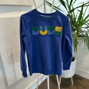 Boys Crew Neck Graphic Sweater